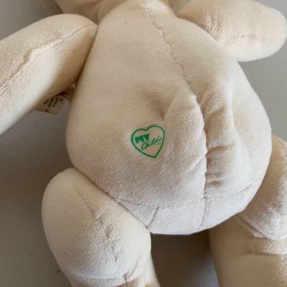 VTG 1985 Mattel My Child Doll Blonde Hair Blue Gray Eyes with Clothes, Shoes - Picture 9 of 13